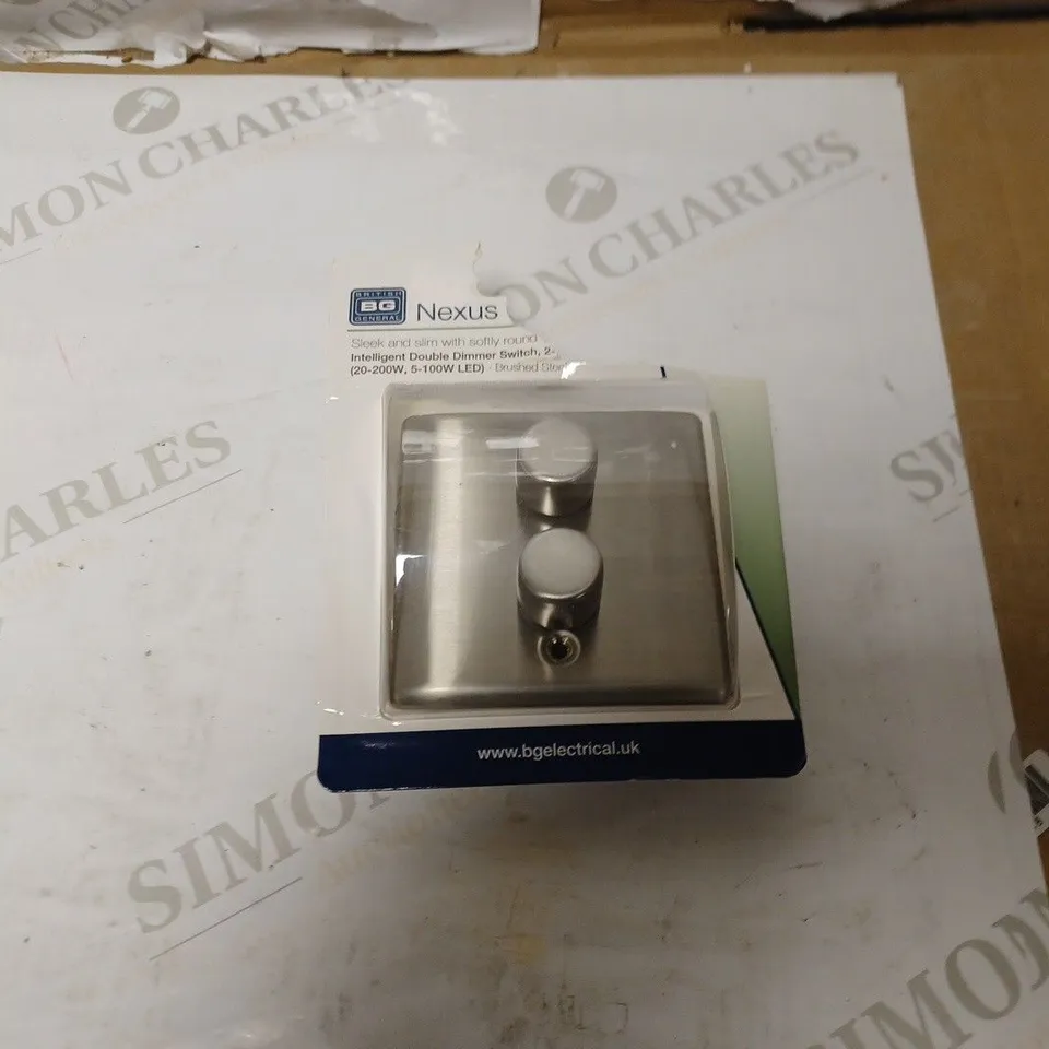 BG ELECTRICAL DOUBLE DIMMER INTELLIGENT LIGHT SWITCH