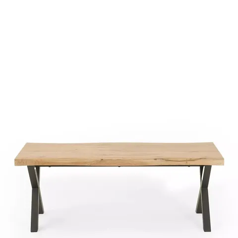 MATHERS COFFEE TABLE WITH WAVY EDGE DETAIL