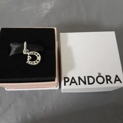 PANDORA HEART AND HORSE SHOE CHARM