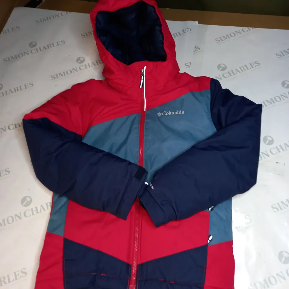 COLUMBIA ZIPPED PADDED COAT SIZE S
