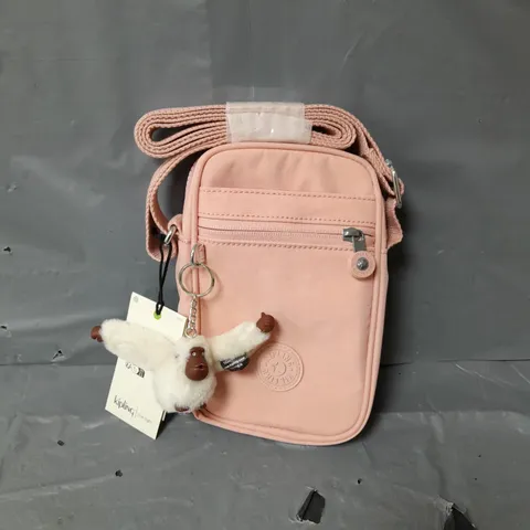 KIPLING EVANNA CROSSBODY BAG WITH MONKEY - PINK
