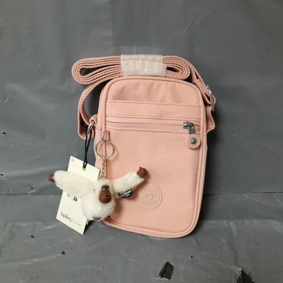 KIPLING EVANNA CROSSBODY BAG WITH MONKEY - PINK