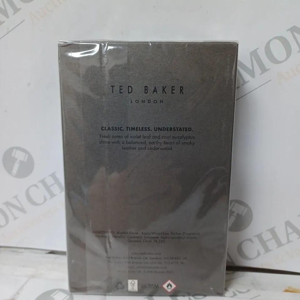 TED BAKER LONDON AG SILVER EAU DE TOILETTE 100ML