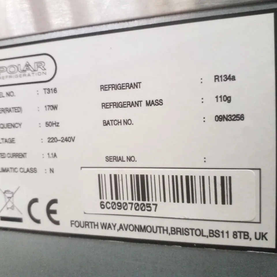POLAR T316 ICE MACHINE