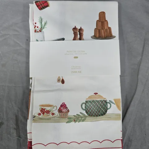 ZARAHOME PANO DE COCINA CHRISTMAS EDITION KITCHEN TOWEL 