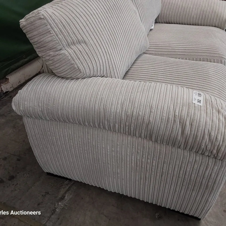 DESIGNER TWO SEATER SOFA NATURAL JUMBO CHORD 