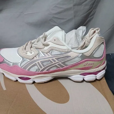ASICS GEL-NYC SNEAKERS – WOMEN'S PINK/CREAM, UK 10