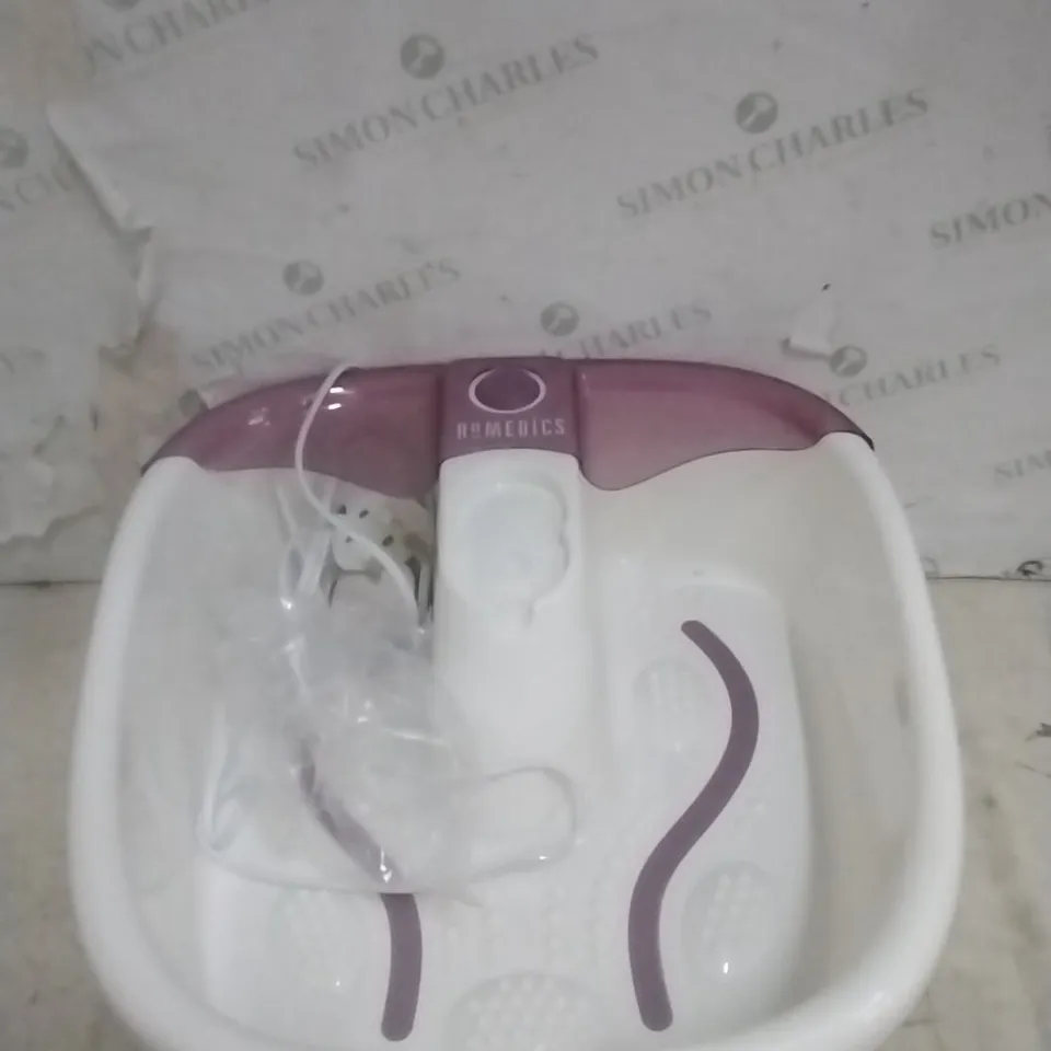 BOXED HOMEDICS BUBBLEMATE FOOTSPA