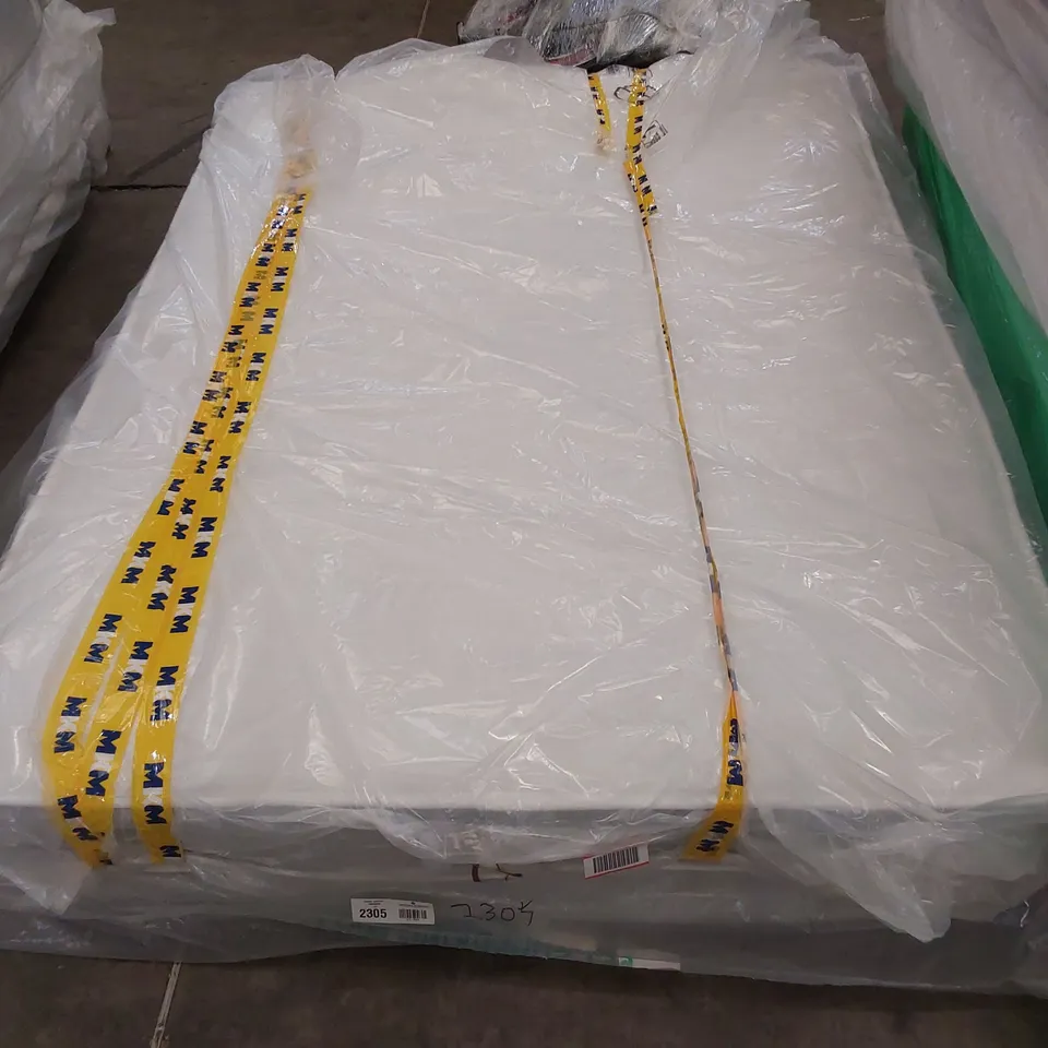 QUALITY BAGGED 4'6" ADAMINE SERENITY COIL SPRING MATTRESS