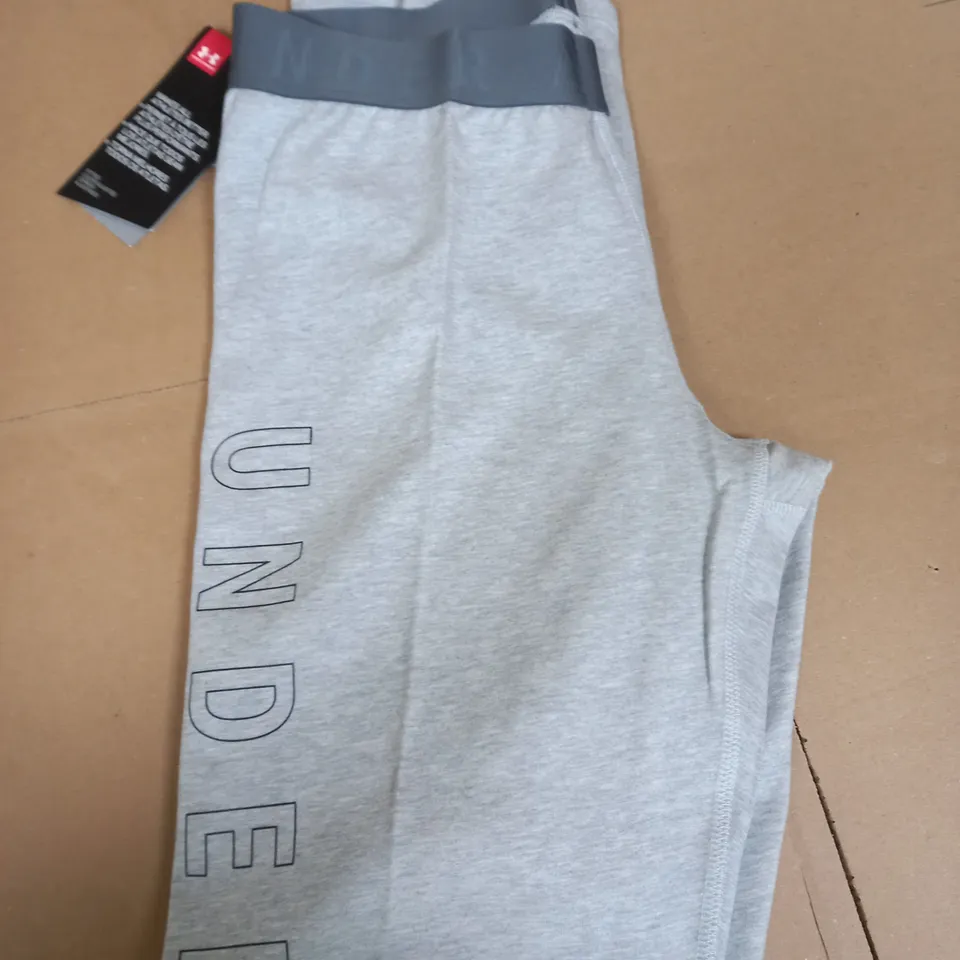 UNDER ARMOUR LADIES SPORTS LEGGINGS GREY SIZE MEDIUM