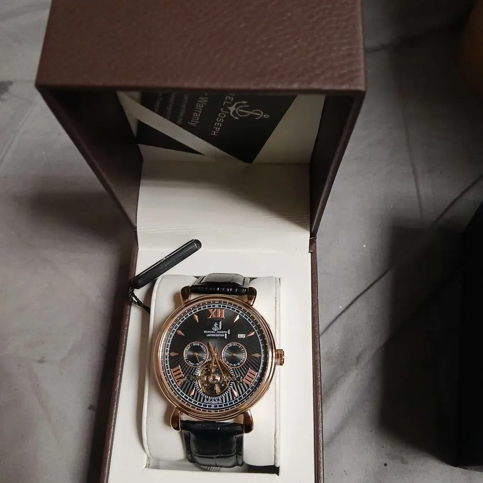SAMUEL JOSEPH AUTOMATIC LIMITED EDITION ROSEGOLD WATCH