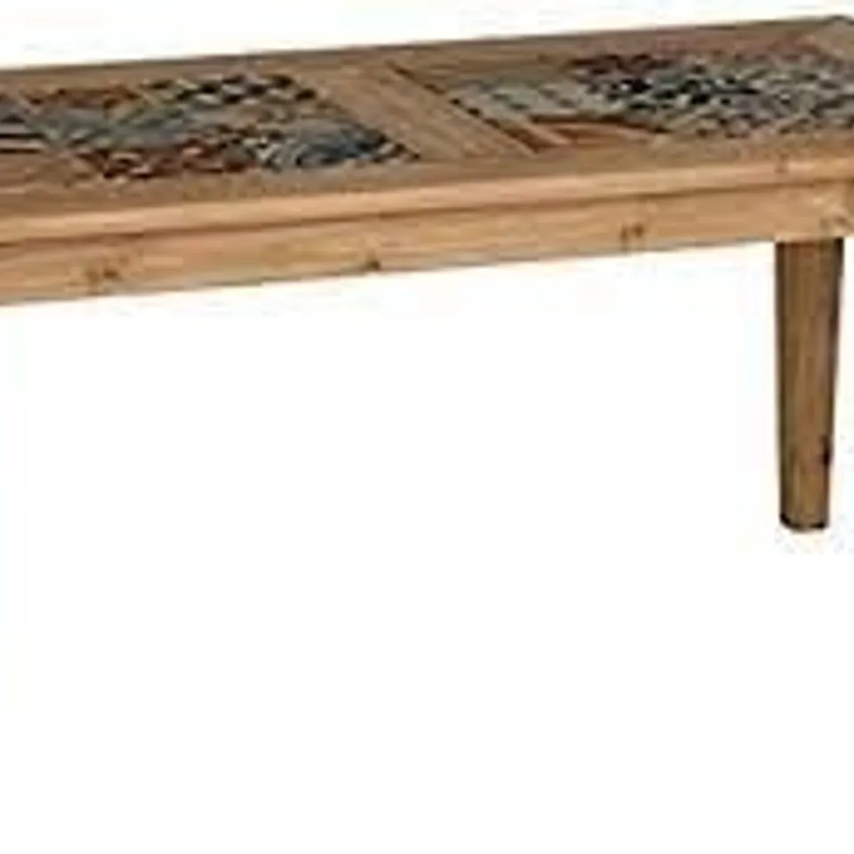 BOXED BOUNDARY RIDGE TILE TOP DINING TABLE