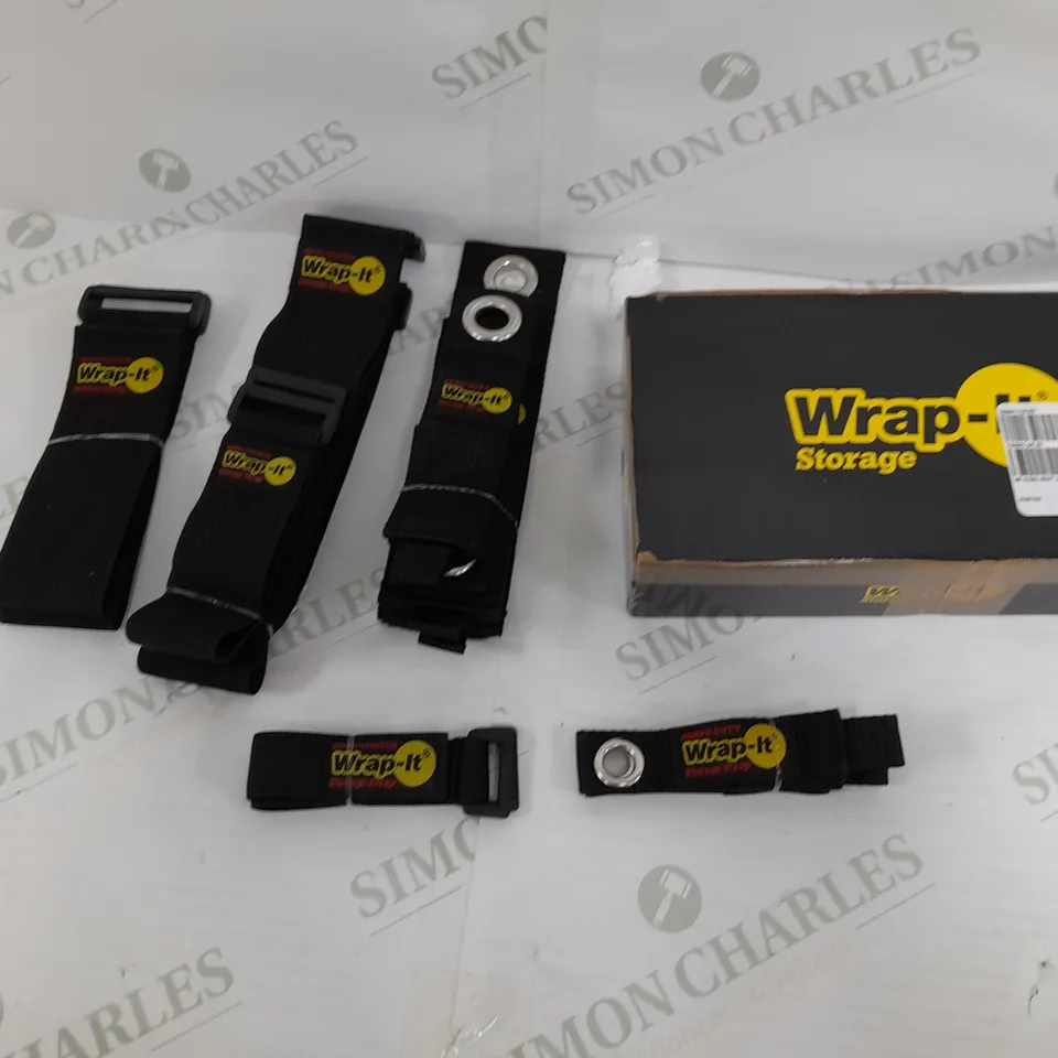 BOXED ASSORTED LENGTH BLACK HEAVY DUTY AND SUPER-STRETCH STORAGE STRAPS