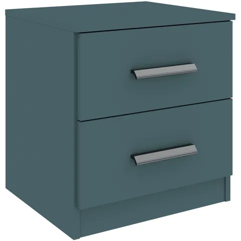 BOXED NORVIK 2 DRAWER BEDSIDE - ANTHRACITE (1 BOX)