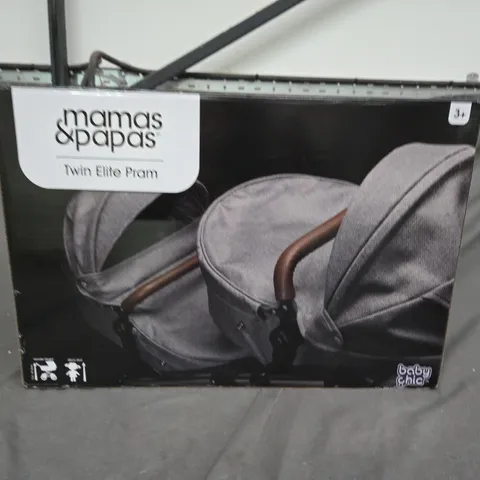 MAMAS AND PAPAS TWIN ELITE PRAM