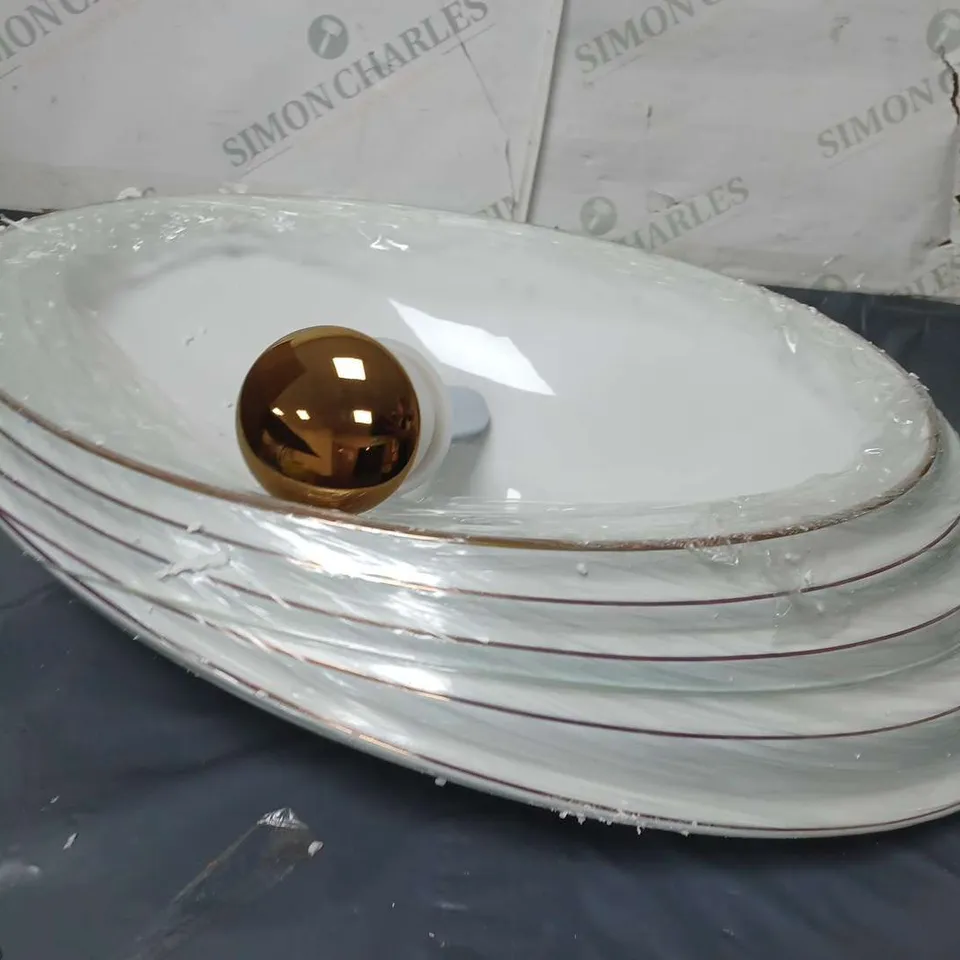 MEJE 53.5 X 37 CM SLANT OVAL SHAPE ART BASIN (MPE-620-RG)