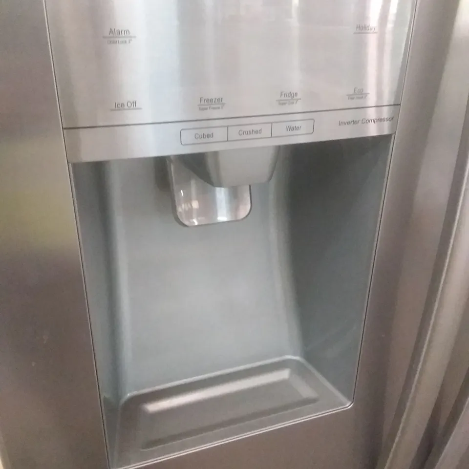 hisense rs694n4icf no frost fridge freezer with water and ice dispensary 