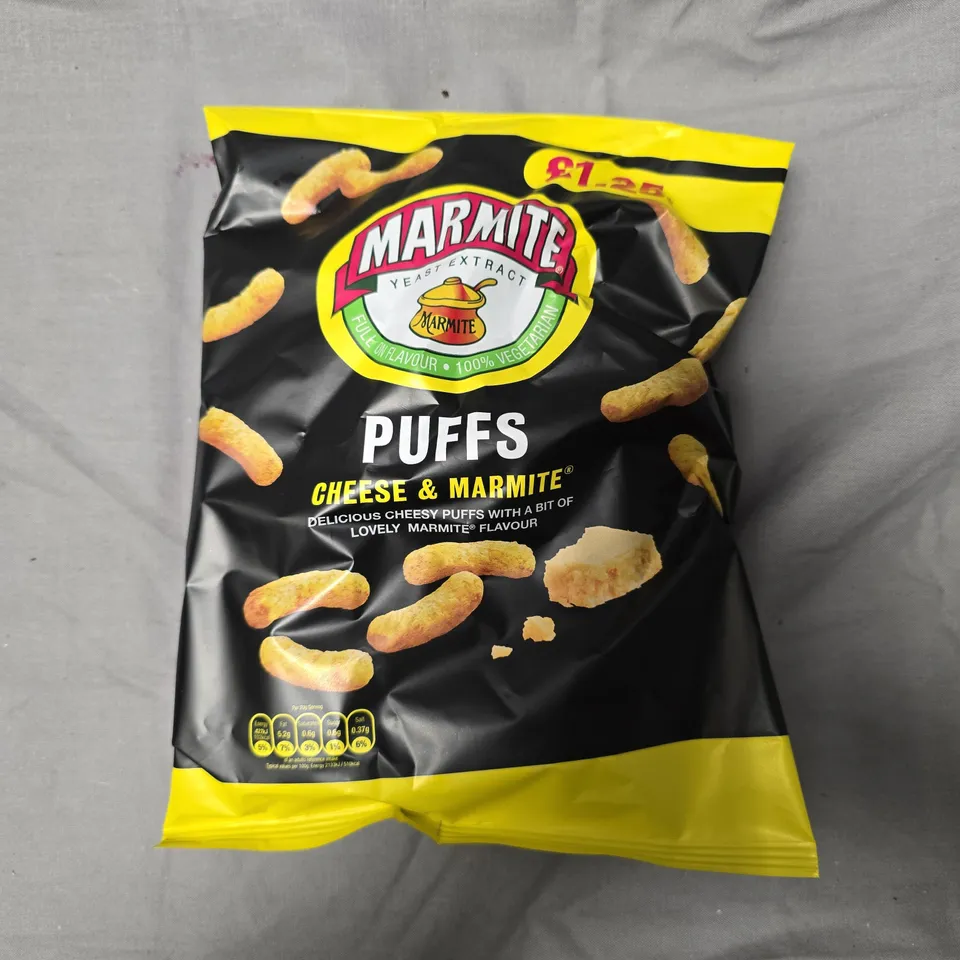 APPROXIMATELY 8 MARMITE PUFF CRISPS - CHEESE & MARMITE 