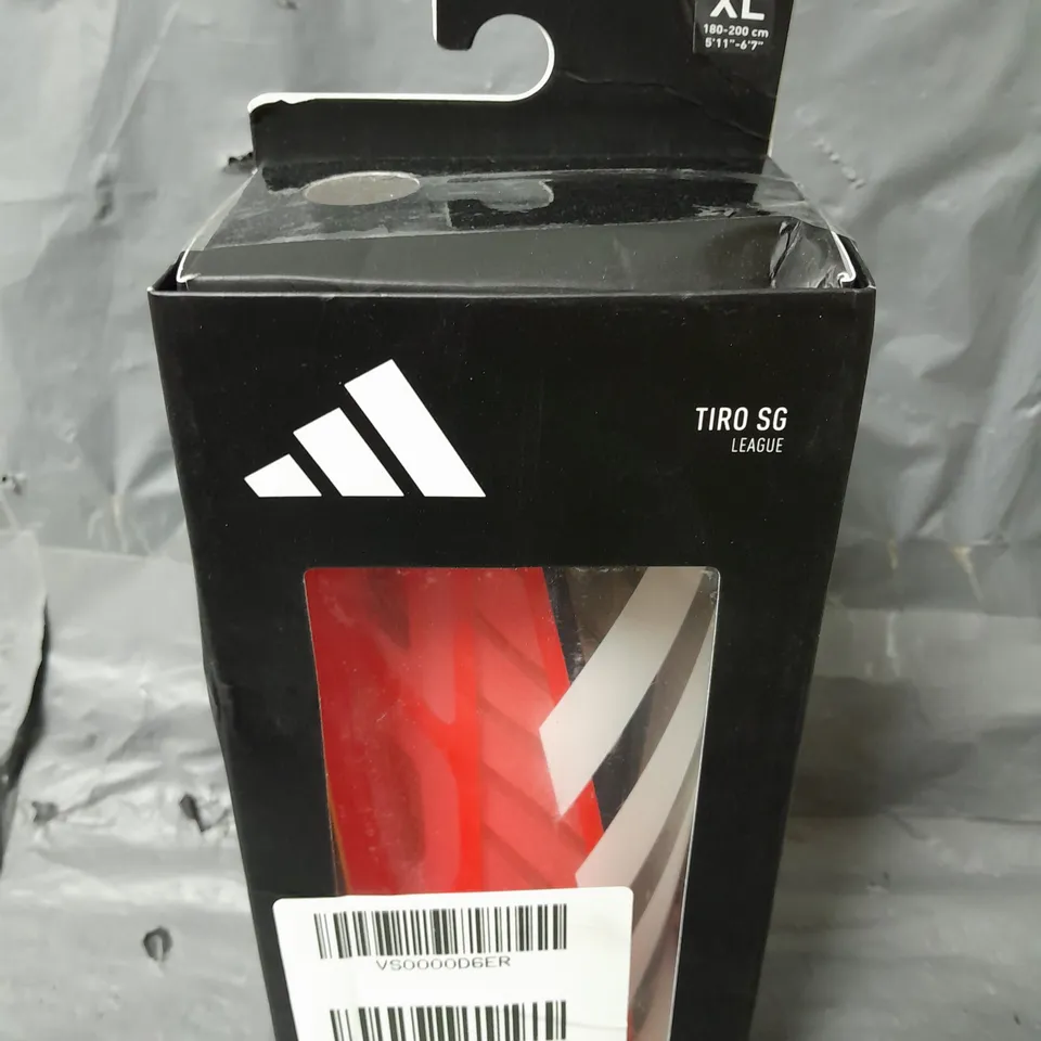 ADIDAS MENS TIRO LEAGUE SHIN GUARDS - RED