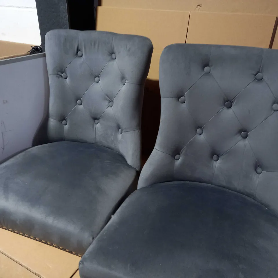 WARWICK VELVET STANDARD DINING CHAIRS