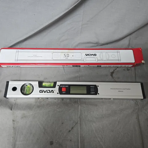 GVDA 400MM ABSOLUTE ELECTRONIC LEVEL POSITION – DIGITAL SPIRIT LEVEL (BOXED)
