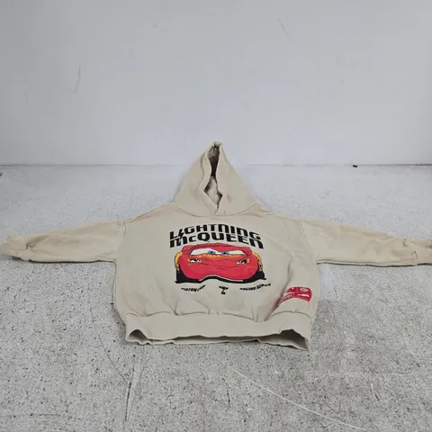 DISNEY PIXAR CARS ZARA KIDS HOODIE "LIGHTNING MCQUEEN" SIZE 3 YEARS