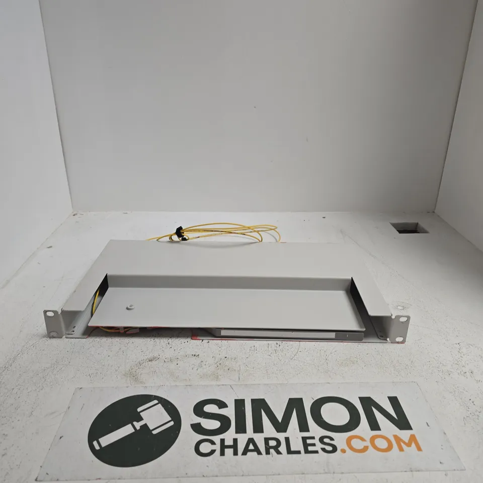 RACK-MOUNT SERVER DRIVE TRAY WITH WIRING HARNESS – GREY METAL
