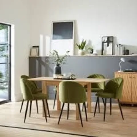 BOXED FULTON 4-6 SEATER RECTANGULAR FLIP TOP DINING TABLE - RUSTIC OAK EFFECT (1 BOX)