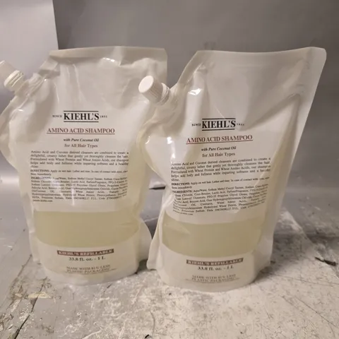 LOT OF 2 1L KIEHELS AMINO ACID SHAMPOOS