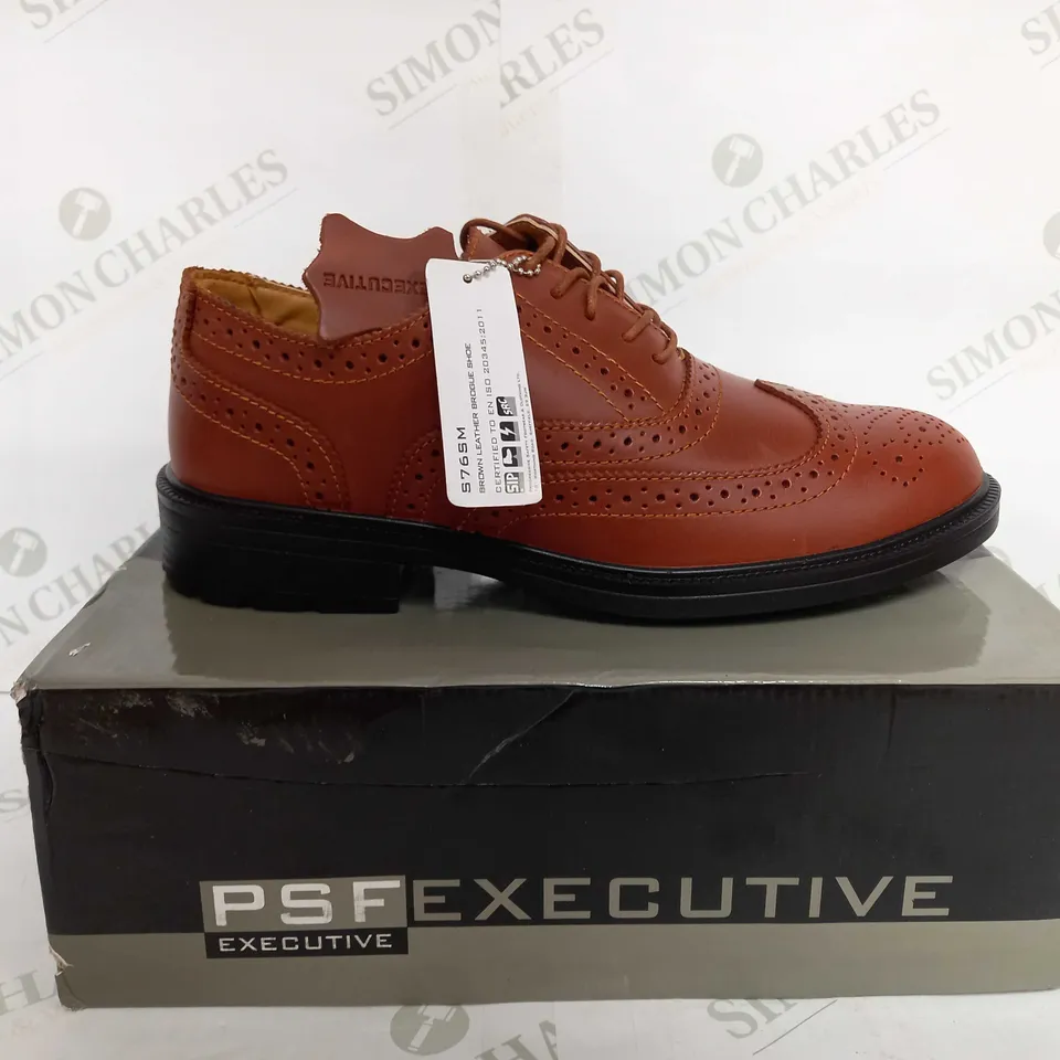 PSF EXECUTIVE SAFETY FOOTWEAR STEEL TOE CAPS - UK 9