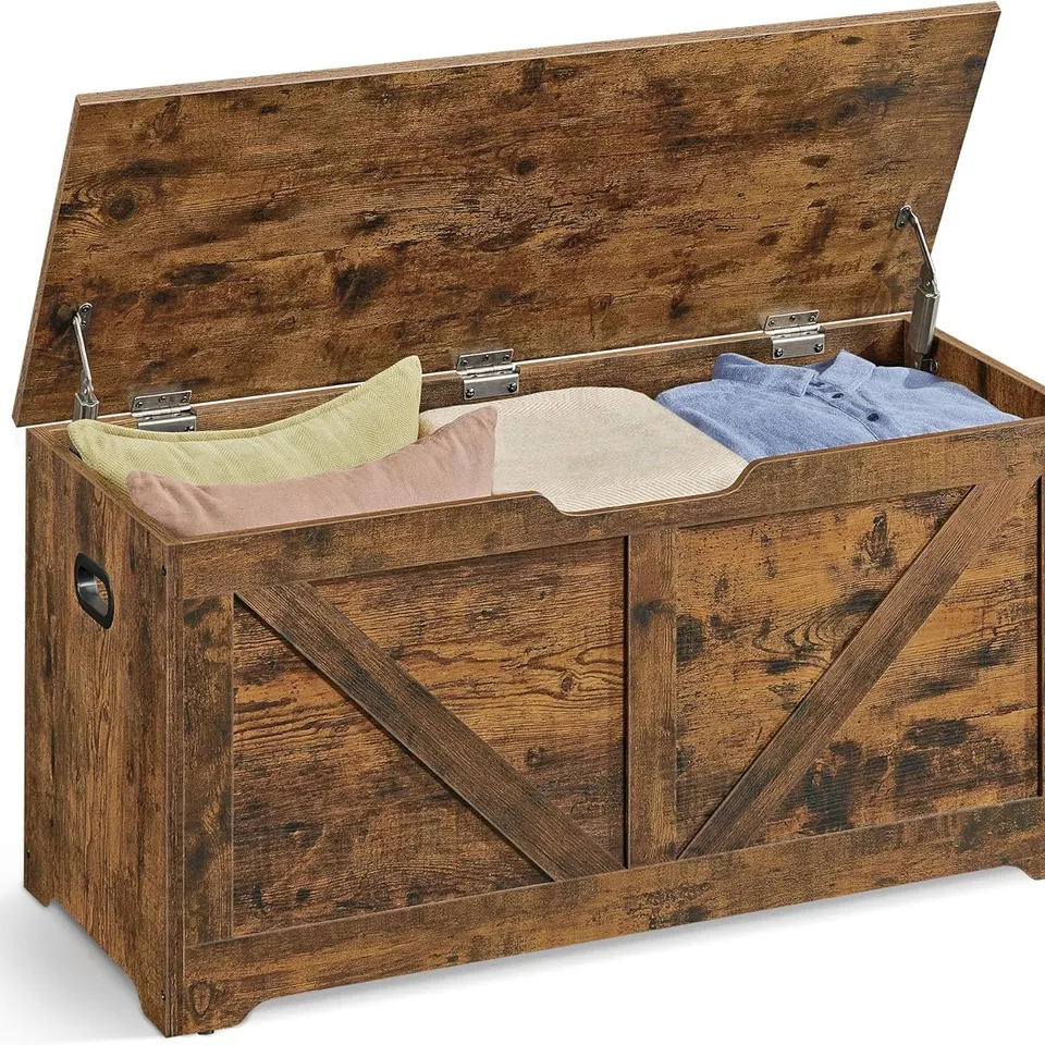 BOXED VASAGLE STORAGE CHEST, STORAGE BENCH