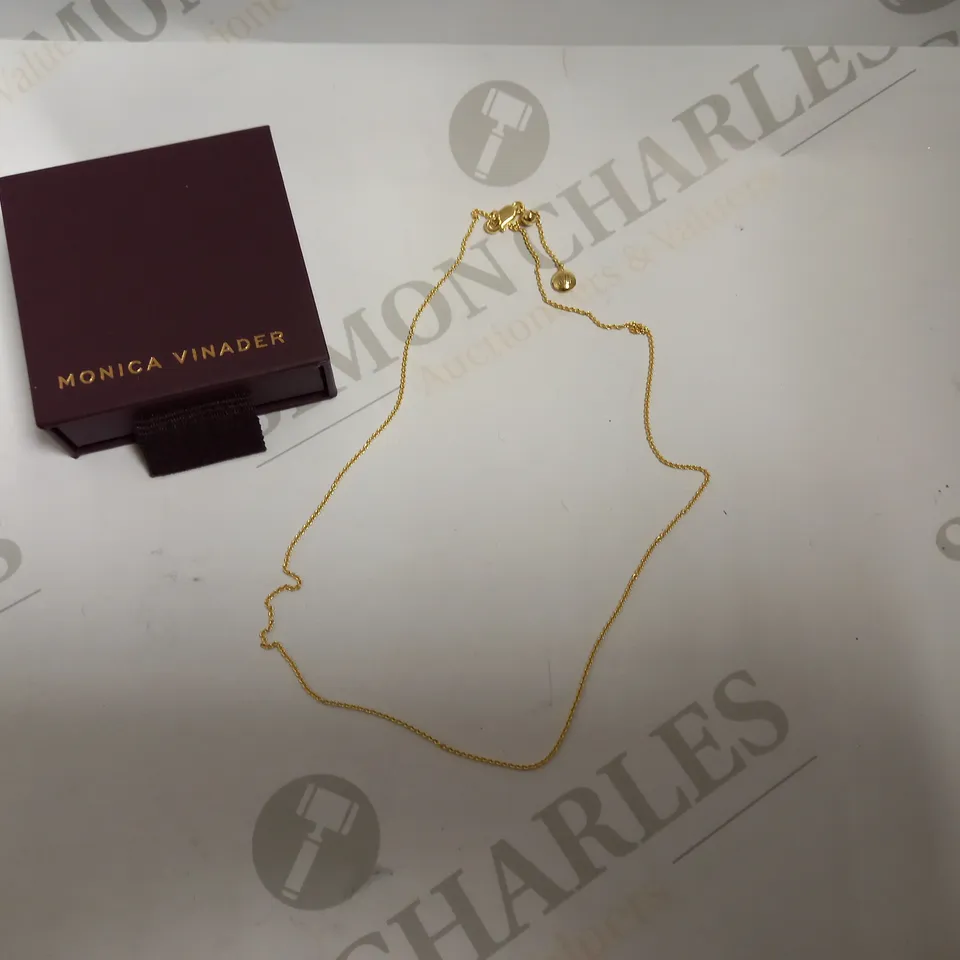 MONICA VINADER GOLD CHAIN NECKLACE