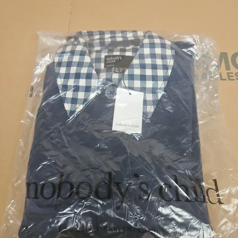 BAGGED NOBODYS CHILD CONTRAST DIOLA CAR COAT - SIZE M