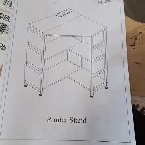 PALLET CONTAINING A LARGE QUANTITY OF BRAND NEW PRINTER STANDS