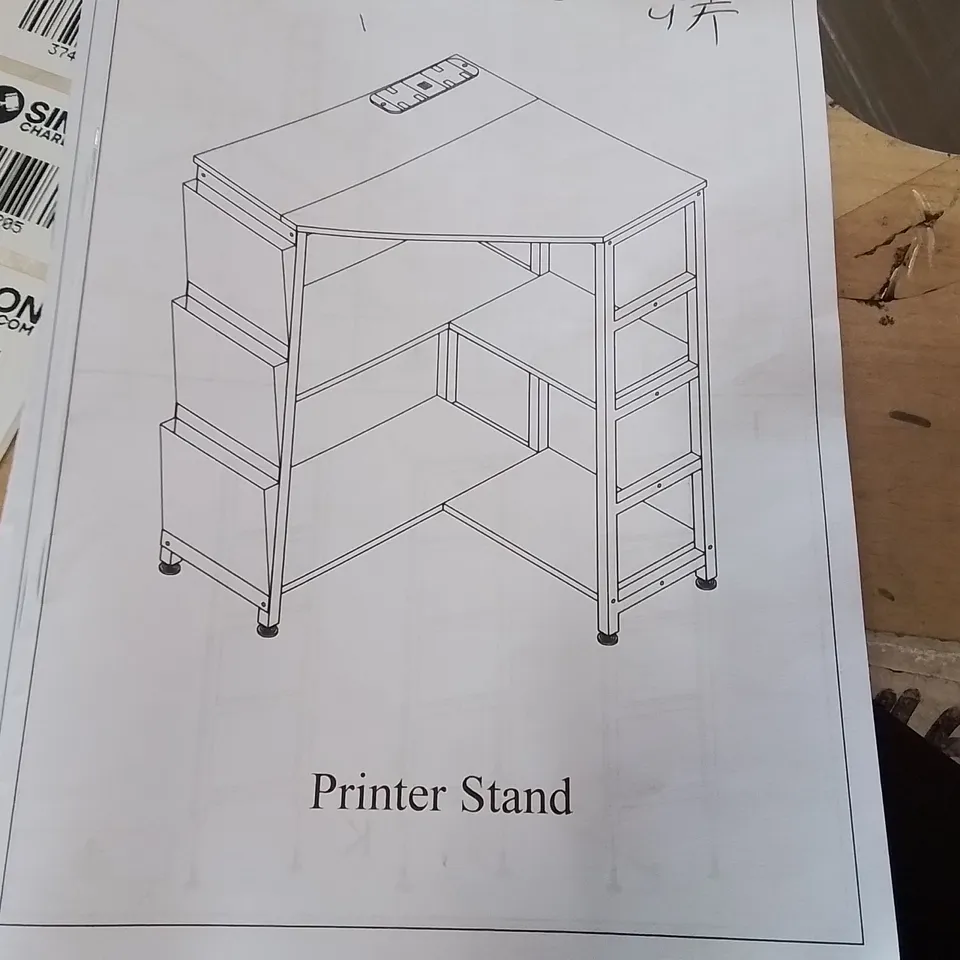 PALLET CONTAINING A LARGE QUANTITY OF BRAND NEW PRINTER STANDS