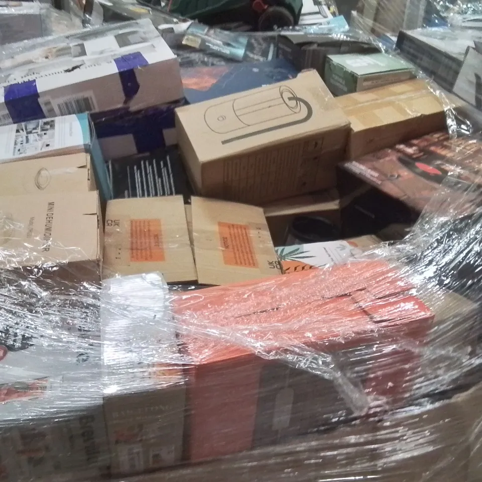 PALLET CONTAINING A LARGE QUANTITY OF ELECTRICAL PRODUCTS TO INCLUDE;DEHUMIDIFIER,SEWING MACHINE,STEAM CLEANER 