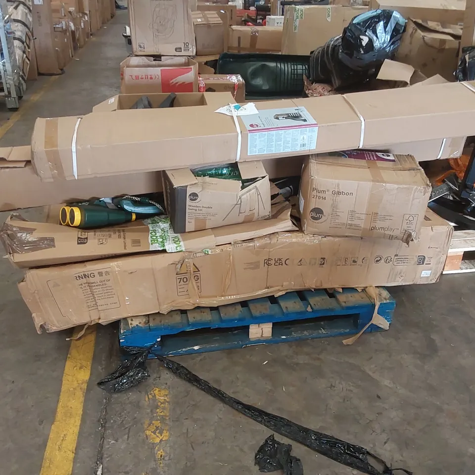 PALLET CONTAINING A LARGE ASSORTMENT OF CONSUMER PRODUCT PARTS ECT