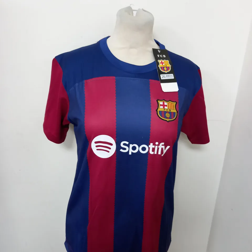 BARCELONA FC HOME KIT WITH PEDRI 8 SIZE 26