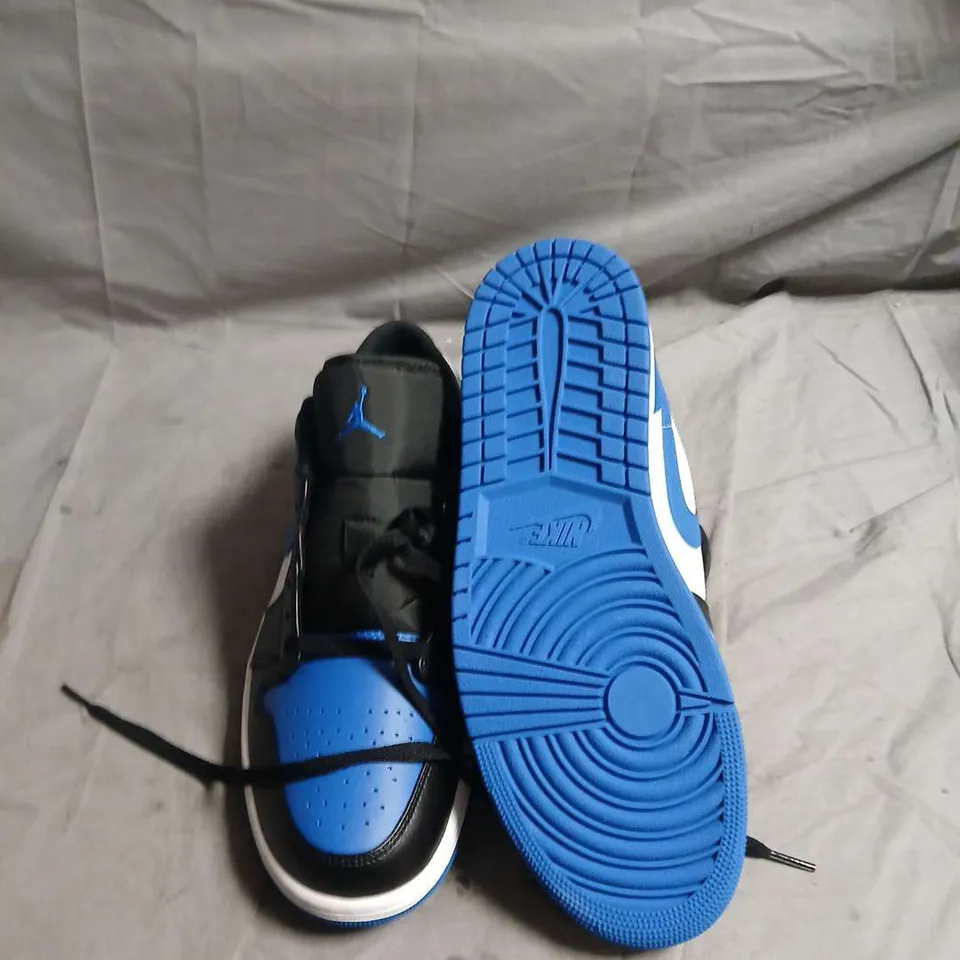 NIKE AIR JORDAN TRAINERS – BLUE/BLACK/WHITE