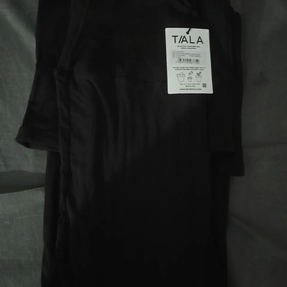 T/ALA 365 SCULPTING LOUNGE ROLL WAIST TROUSERS IN ESPRESSO SIZE LARGE