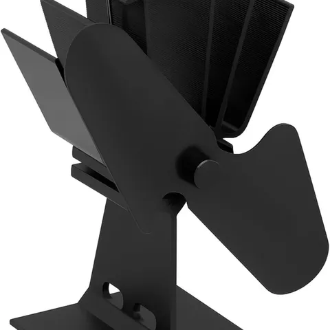 BOXED OYPLA ECO-FRIENDLY HEAT POWERED LOG BURNER FIREPLACE STOVE TOP FAN