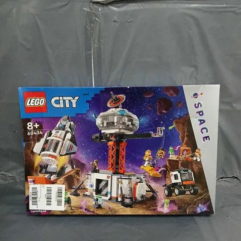 BOXED LEGO CITY SPACE BASE AND ROCKET LAUNCHPAD TOY PLAYSET 60434