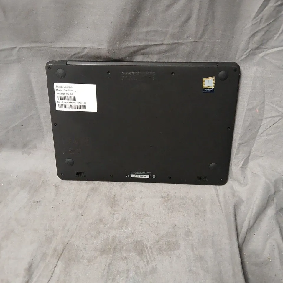 GEOBOOK 1E LAPTOP – BLACK, WINDOWS
