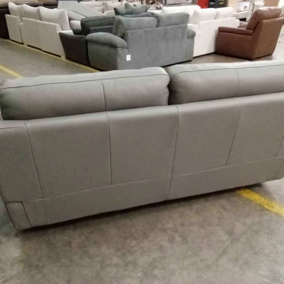 QUALITY DESIGNER ITALIAN MADE PATRIZIO 3 SEATER LEATHER SOFA 