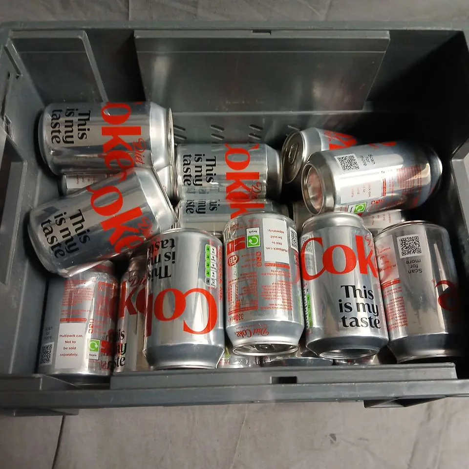 APPROX 10 DIET COCA-COLA CANS – 330ML - COLLECTION ONLY