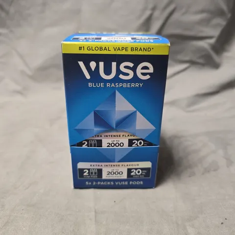 VUSE PODS BLUE RASPBERRY – 5X 2-PACKS (10 PODS TOTAL), 20 MG/ML