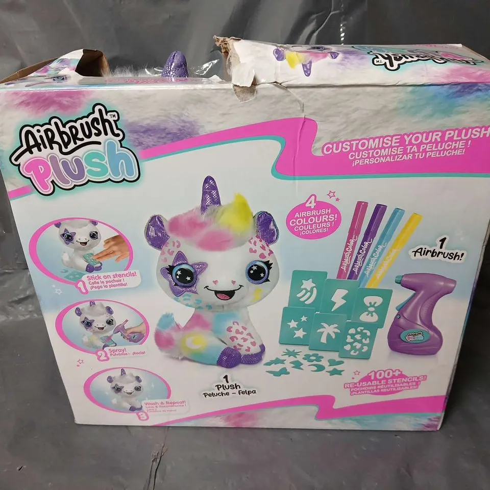 AIRBRUSH PLUSH- UNICORN 