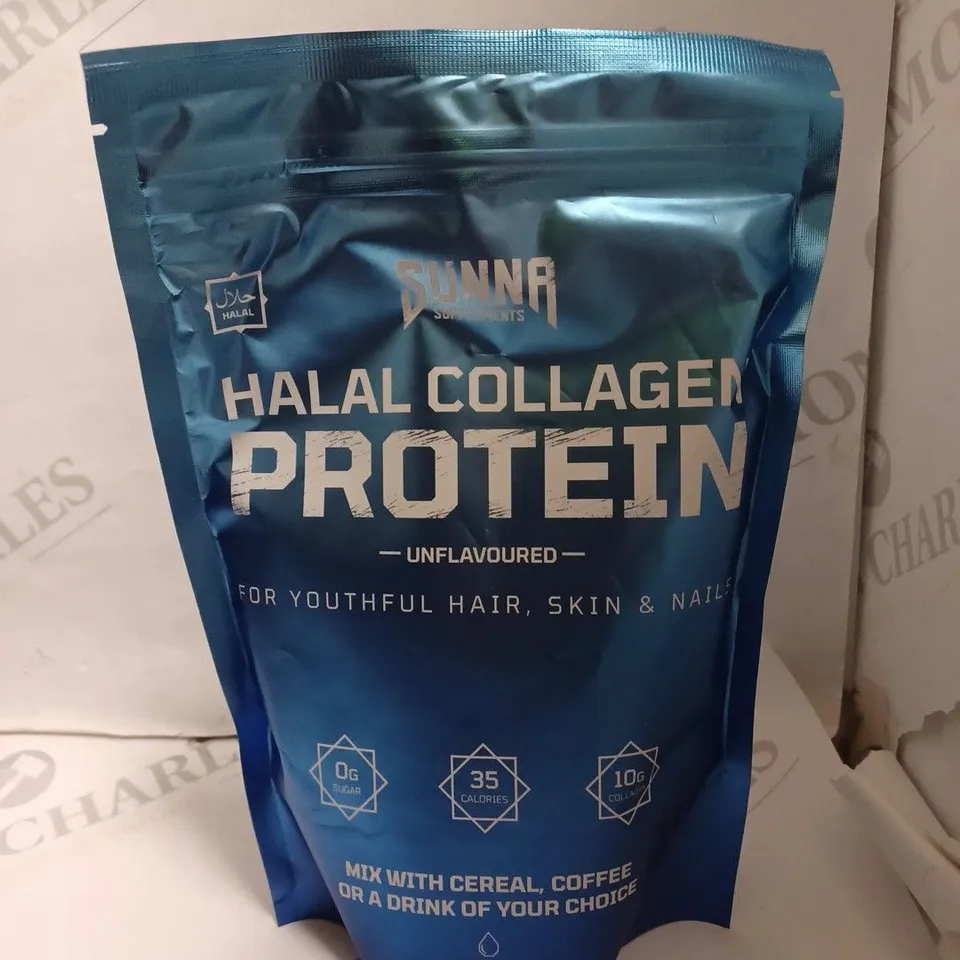 SEALED SUNNA HALAL COLLAGEN PROTEIN - UNFLAVOURED - 250G