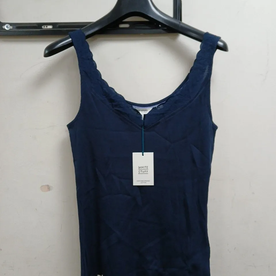 WHITE STUFF SEABREEZE VEST - NAVY - SIZE 12