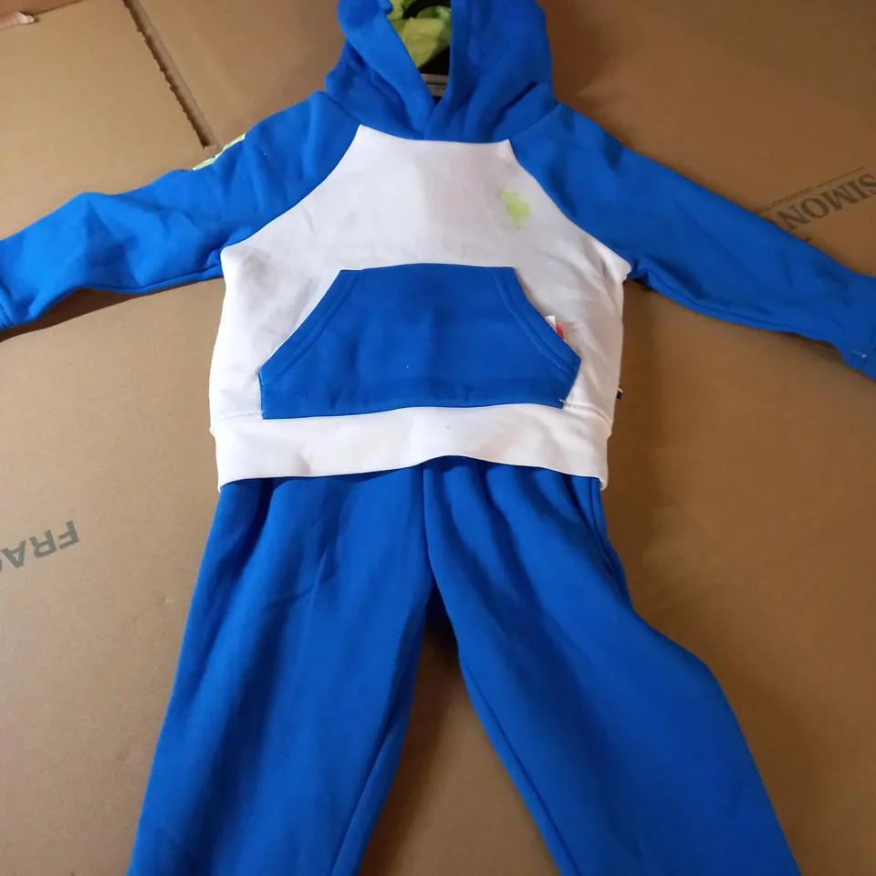 U.S POLO ASSN BLUE/WHITE TWO PIECE TRACKSUIT - SIZE 18 MONTHS